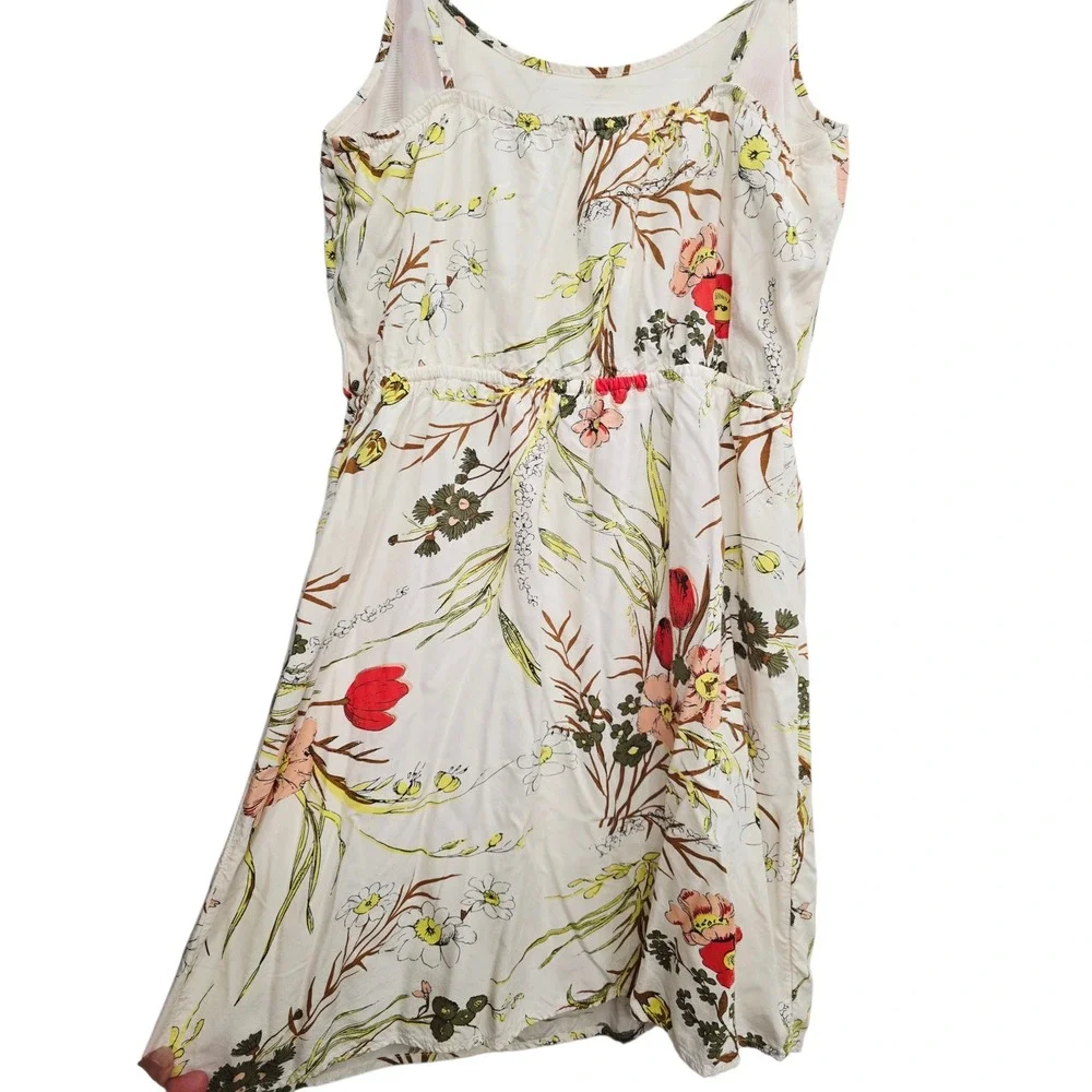 Old Navy Floral Sundress Size M Elastic Waist‎ Cottagecore Boho Casual Summer